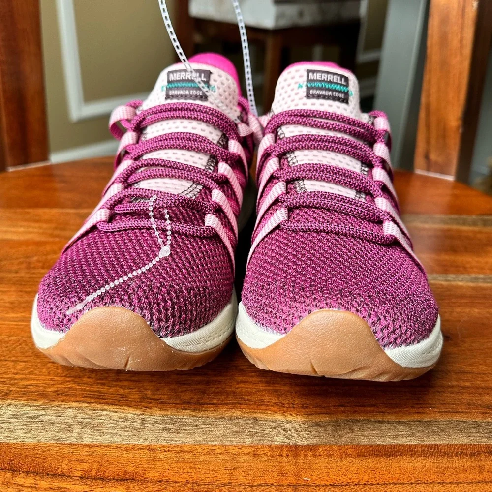 Merrell Women’s Fuchsia Bravada Edge Running Sneakers Shoes - Picture 5 of 16